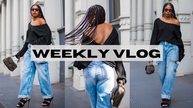 'NYC WEEKLY VLOG! Alicia Keys Concert + Shooting Outfits + New In Haul | MONROE STEELE'