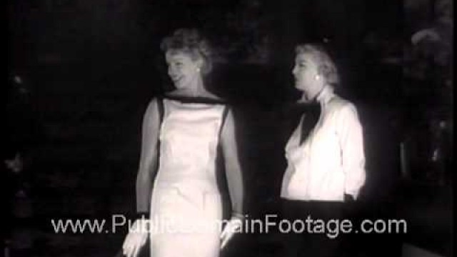 'Spring Outfits 1950\'s Fashions Footage PublicDomainFootage.com'