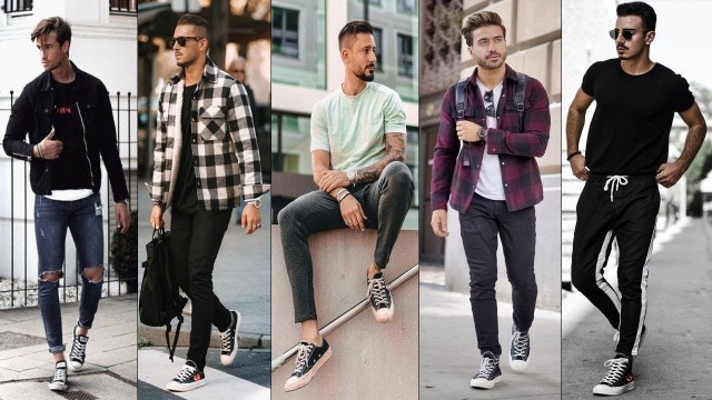 'Top 30 Converse Sneakers Outfits For Men In 2022 | How To Style Converse 2022 | Men\'s Fashion 2022'