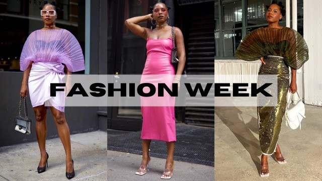 'NEW YORK FASHION WEEK VLOG! Fashion Shows, Parties and Amazing Streetstyle Outfits | MONROE STEELE'