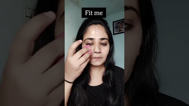 'fit me vs lakme #shorts #makup #ytshort #viralvideo #trendingvideo'