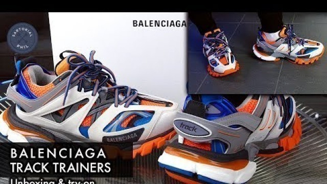 'Balenciaga Track Trainers Mesh Men\'s Sneakers Fall 2018: Unboxing, fit & try-on'