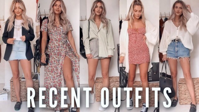 'RECENT OUTFITS - 9 SUMMER LOOKS | Fashion Influx'