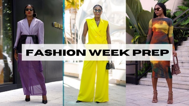 'VLOG! PREPARING FOR FASHION WEEK: HOW TO GO, LUXURY OUTLET SHOPPING & STYLING OUTFITS! MONROE STEELE'