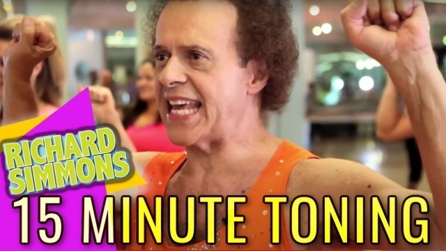 '15 Minute TONING Workout | Back, Biceps Chest and Shoulders | Richard Simmons'
