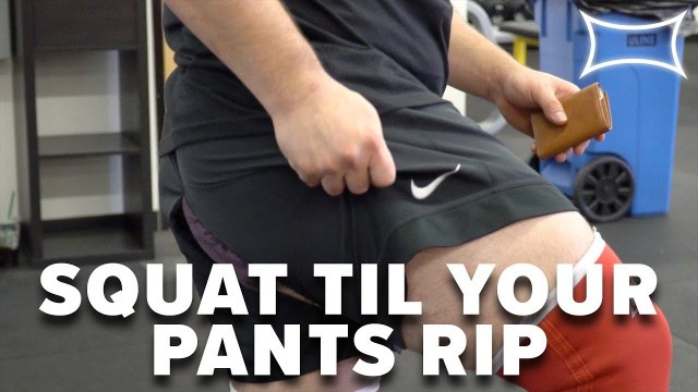 'SQUAT til your PANTS RIP - Heavy Squat Workout at Super Training Gym'