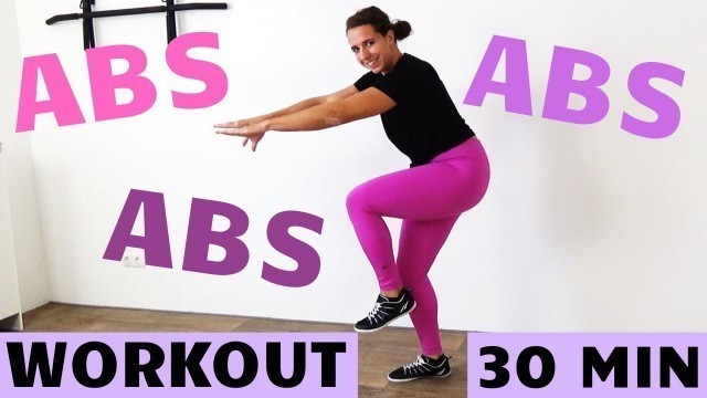'30 Minute Standing Abs Workout to Flat your Belly – Belly Fat Burning Exercises – No Equipment'