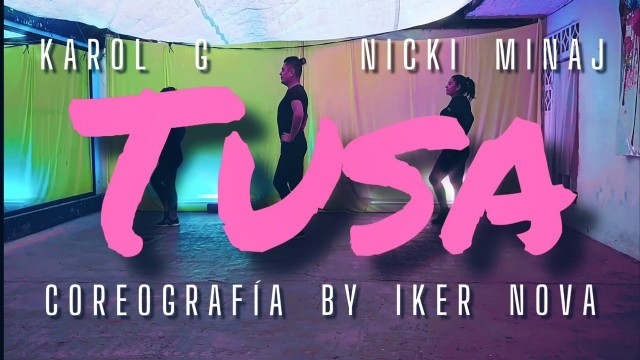 'KAROL G,  Nicki Minaj - TUSA (coreografía by Iker Nova) zumba / baile fitness'