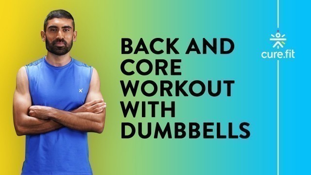 'BACK AND CORE WORKOUT By Cult Fit | At Home Back Workout | Core Workouts At Home | Cult Fit |Curefit'