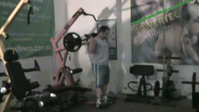 'Powertec Leverage Gym - Leverage Squats at www.samsfitness.com.au'