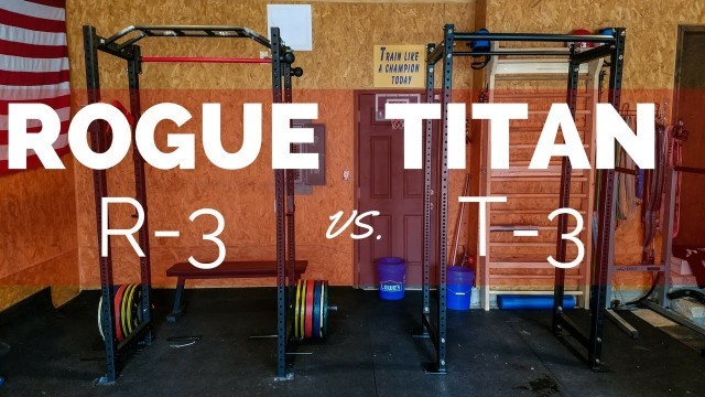 'Best Squat Rack Showdown: Rogue R-3 vs Titan T-3!'