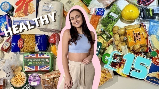 '£15 Weekly Shop | Healthy Fitness University Shopping On a Budget | Lazy Fitness Diaries'