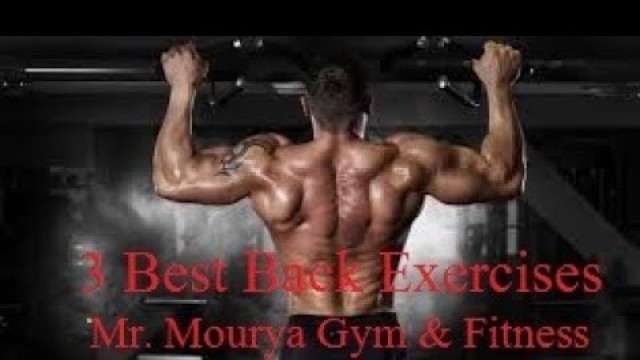 '3 Best Back Exercise #dummbl #back #spotter #gym #fitness #yoga #body #trending #abs ##health#muscle'