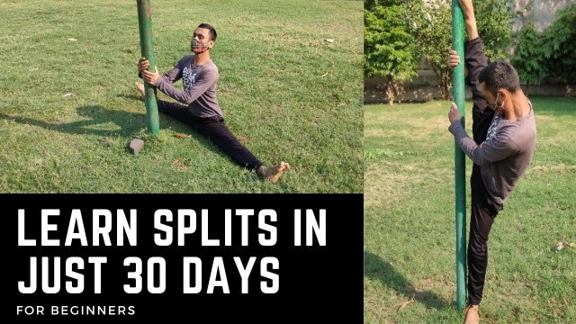 'Learn Leg Splits In Just 30 Days For Beginners 