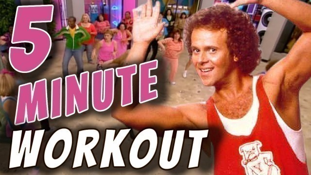 '5 MINUTE Workout with ATTITUDE | Richard Simmons'