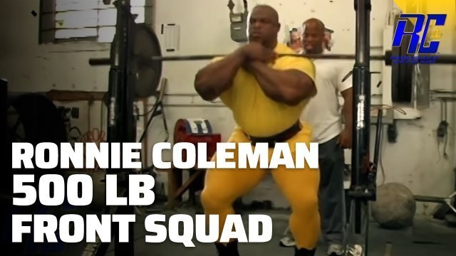 'Ronnie Coleman 500lb Front Squat 2006 Mr. Olympia Leg Workout | 1080 HD | Ronnie Coleman'
