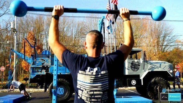 'Pinnacle MoveStrong Rig Army Truck For Athletic Training And BootCamp Fitness Classes'