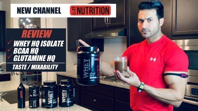 'GM Nutrition New Channel for Athletes, Sponsorships, Public Reviews || Whey/BCAA/Glutamine Review'