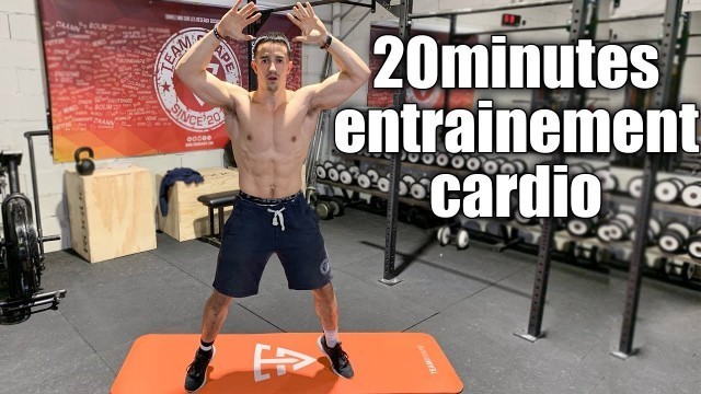 '20 minutes entrainement cardio à la maison ! (sans équipement)'