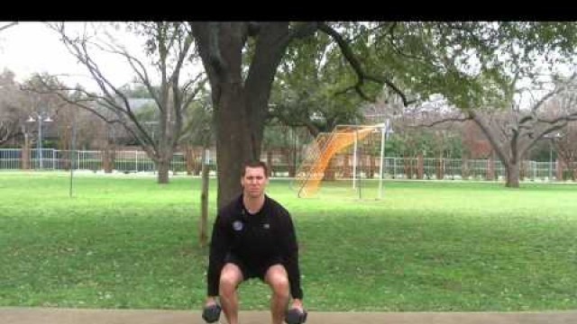 'Exercise Move - Dumbbell Squat Curl to Press'