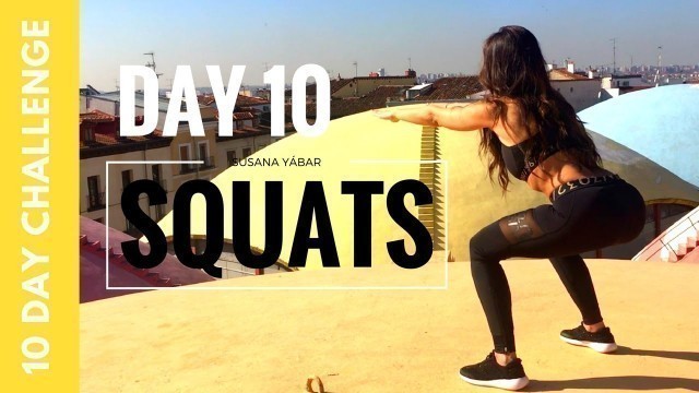 'Butt Lift and Flat Abs Workout in 10 Days | Squat Challenge Day 10'