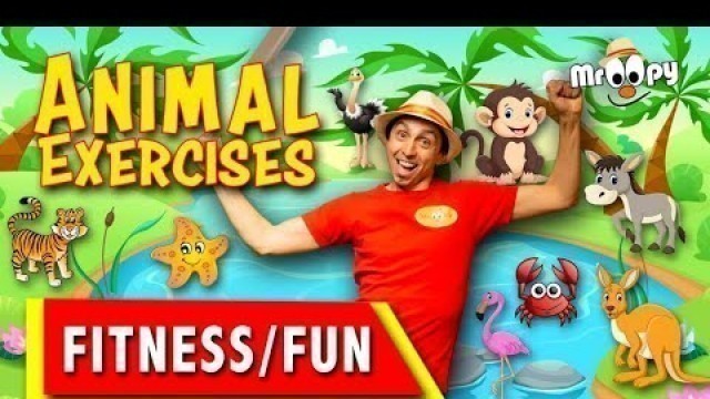 'Animal Tabata Workout For Kids with Mr Oopy ⎮Fun Fitness for Kids⎮Fitness for toddlers'