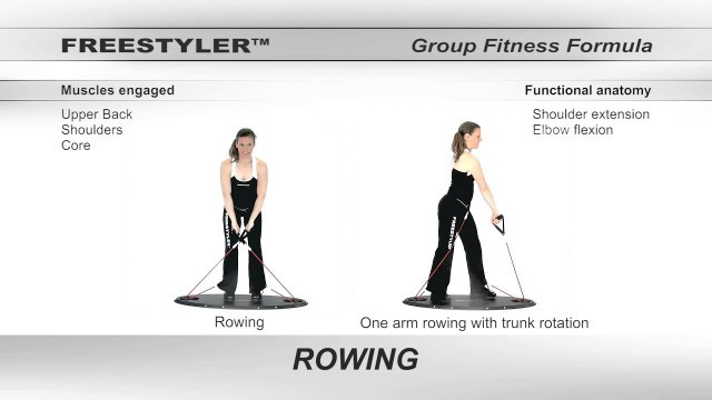 'Group fitness formula - Strength (Rowing)'