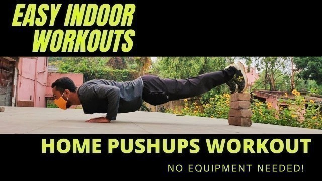 'Top 6 Push - ups Variations  For Growth of Chest At Home 