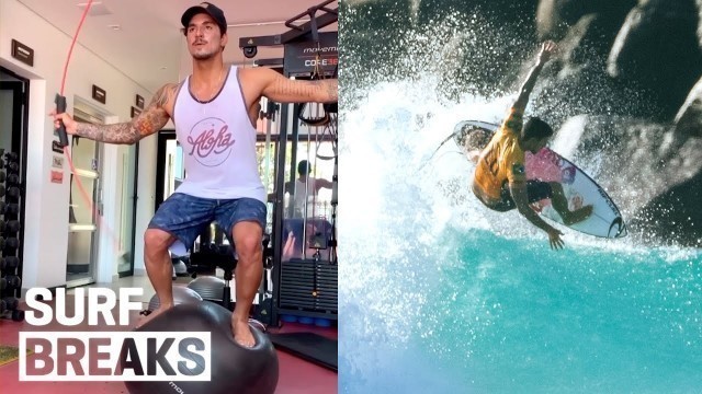 'Gabriel Medina\'s INSANE Pre-Season Workout Routine! | SURF BREAKS'
