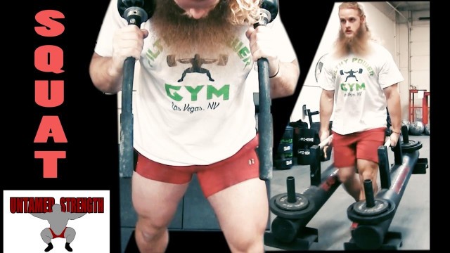 'Squat Training (Leg Workout) - Untamed Strength'