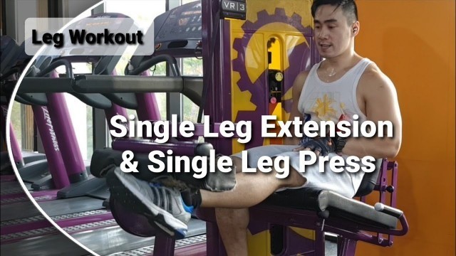 'Leg Extension and Leg Press Workout | Muscle and Fitness | Anthony Tambanillo | TonyoFrontliner'