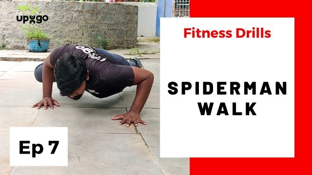 'Kids Fitness Drills Ep 7 | Spiderman Walk | Spiderman Crawl Stretch | Superhero Workout'