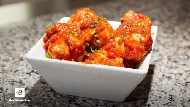 'Mozzarella Chicken Meatballs | Fuel & Gainz by Fit Men Cook'
