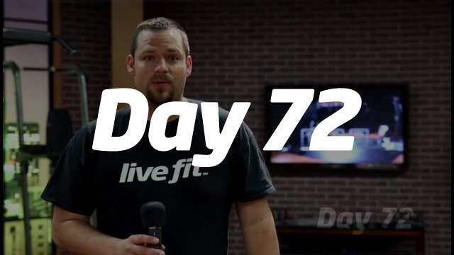 'A Secret Workout - Day 72 of David\'s Mission To Live Fit With a RivalHealth Fitness Plan'