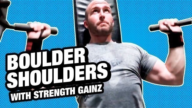 'Shoulder Workout For Mass Powered By Strength Gainz | BPI Sports'