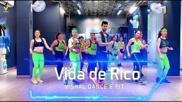 'Vida de Rico Zumba | Camilo | Dance Workout | Dance Fitness | Cumbia Music 2021 | Easy Cumbia Steps'