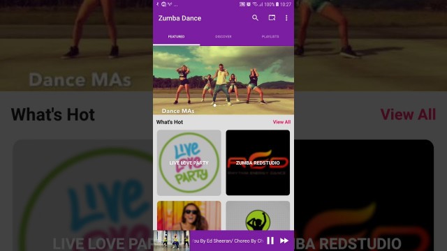 'Fitness Dance for Zumba Workout Exercise App for Android Showcase'