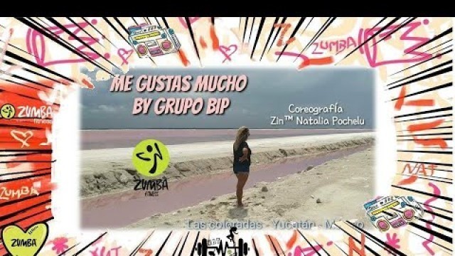 'Me gustas mucho de Grupo Bip (Merengue) | Zumba Fitness coreografía baile ejercicio'