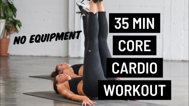 'The Workout Sandwich! 35 Min Core Cardio Workout with Kit Rich'