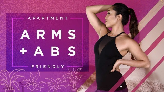 'Toned Arms + Flat Abs | Apartment Friendly Workout'