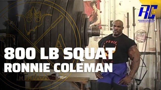 'Ronnie Coleman - 800 lb Squat THE OFFICIAL FOOTAGE | Ronnie Coleman'
