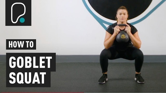 'Leg Exercise How to Goblet squat'