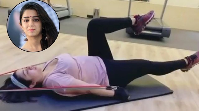 'Actress Charmy Kaur Workout Video | Latest Tollywood Celebrity Updates | Daily Culture'