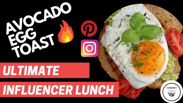 'The ULTIMATE Fitness Influencer Lunch | AVOCADO EGG TOAST | Easy 5 Ingredients Recipe'