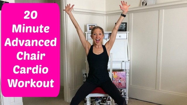 '20-Minute Advanced Chair Cardio Workout Video You Can Do With A Foot or Ankle Injury'