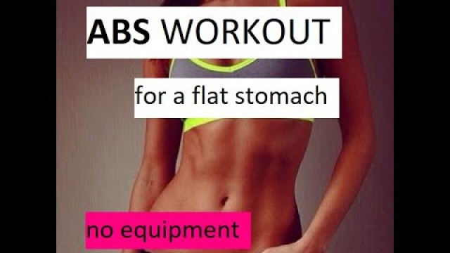 'ABS/CORE workout for a FLAT stomach, FAST RESULTS!'