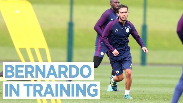 'BERNARDO SILVA\'S FIRST TRAINING SESSION | Man City Pre Season Training'