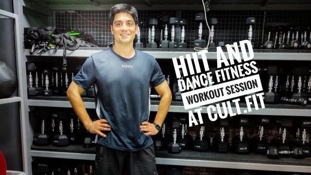 'Vlog5: HIIT & Dance Fitness session at Cult Fit with Neetu'