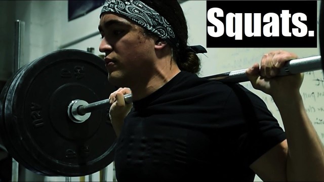 'The CURE For My SKINNY LEGS: RAW Squat Workout'