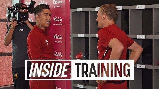 'Incredible behind the scenes access at Liverpool FC pre-season training | Inside Training'